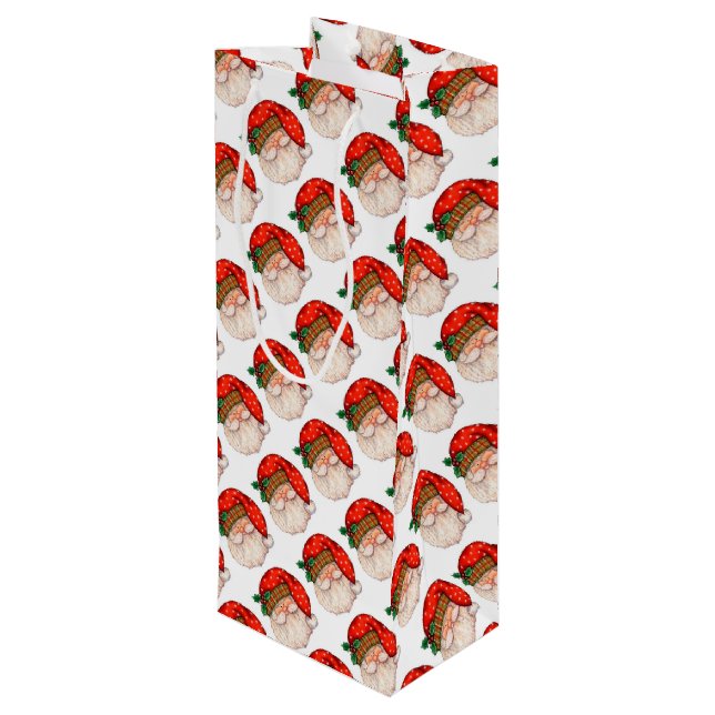 Sacola Para Vinho Papai Noel (Verso inclinado)