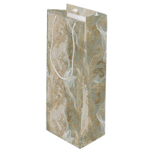 Sacola Para Vinho Papel de embrulho de Halloween Luxo Vintage Ghost