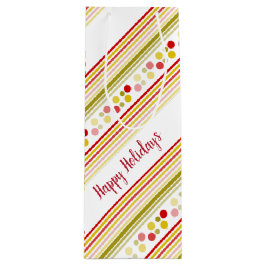 Sacola Para Vinho Papel Moderno do Designer