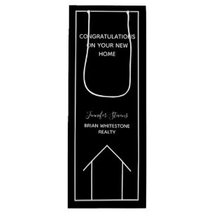 Sacola Para Vinho Parabéns da Empresa Imobiliária em Nova Casa