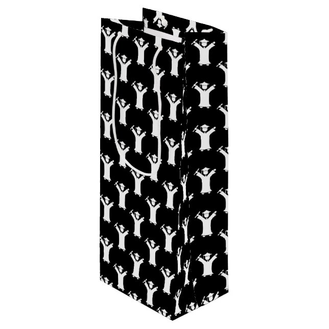 Sacola Para Vinho Parabéns Formando (Frente inclinada)