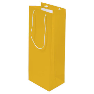 Sacola Para Vinho Pares de cor sólida amarelo-ouro Babouche 223