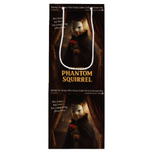 Sacola Para Vinho Paródia de Esquilo Fantasma da Ópera