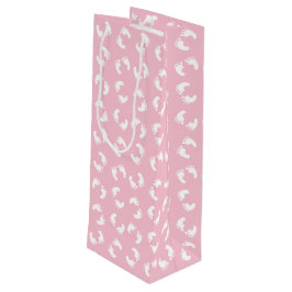 Sacola Para Vinho Pegadas De Bebês, Pé De Bebês, Passos De Pé, Passo