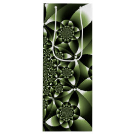 Sacola Para Vinho Películas de Folha Verde Branco