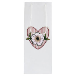 Sacola Para Vinho Peony Heart
