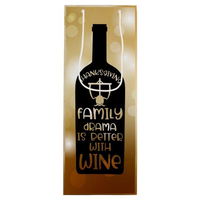 Sacola Para Vinho Perfeito para amantes de vinho (Frente)