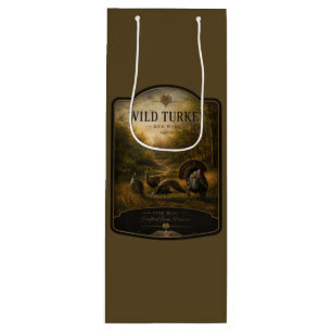 Sacola Para Vinho Perus selvagens na floresta de outono