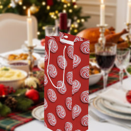 Sacola Para Vinho Pimenta-de-Natal Doces Festivos Vinho-presente-Sac