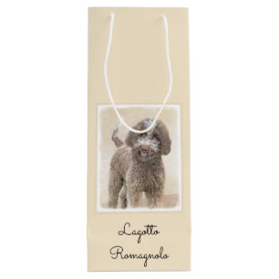 Sacola Para Vinho Pintura De Lagotto Romagnolo - Arte De Cão Origin