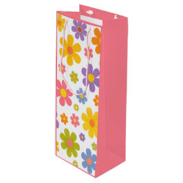 Sacola Para Vinho Poder Floral Groovy