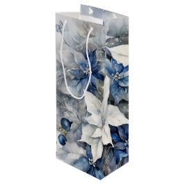 Sacola Para Vinho Poinsettias