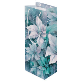 Sacola Para Vinho Poinsettias