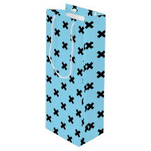 Pontos crus pretos sobre azul-bebê