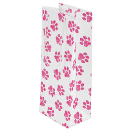 Sacola Para Vinho Porcas, Patas-Cães, Patas-Rosa