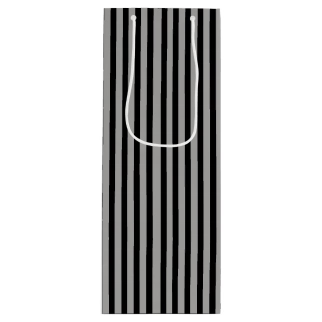 Sacola Para Vinho Prata Sólida (Frente)