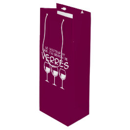 Sacola Para Vinho Preciso de copos