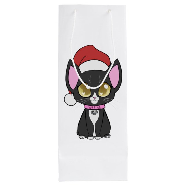 Sacola Para Vinho Presente no estilo Sebrina (Verso)