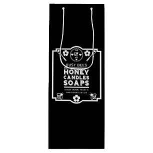 Sacola Para Vinho Produto de Mel do Mercado de Agricultores