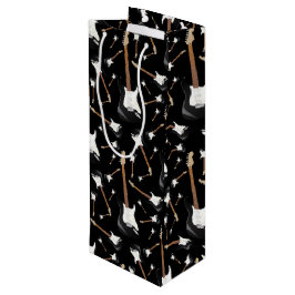 Sacola Para Vinho Professor de Música Musical de Violão Elétrico