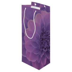 Sacola Para Vinho Purple Dahlia