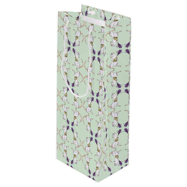 Sacola Para Vinho Rato de partido (Frente inclinada)