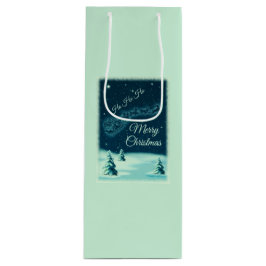 Sacola Para Vinho Reindeers Puxando Papai Noel Natal