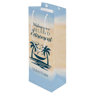 Sacola Para Vinho Retirement Beach Hammock Relaxado