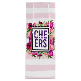 Sacola Para Vinho Rosa Rosa Rosa Rosa Rosa Rosa Rosa Rosa e Buquê Fl