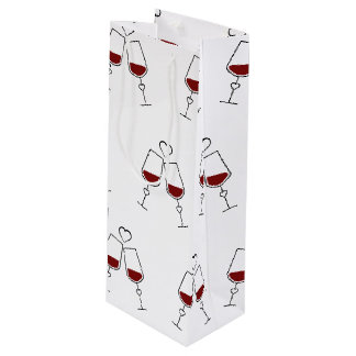 Sacola Para Vinho Saca de Presente de Vinho Branca para um Brinde ao