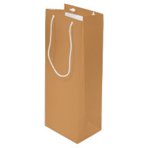 Saco de bronze metálico do presente do vinho