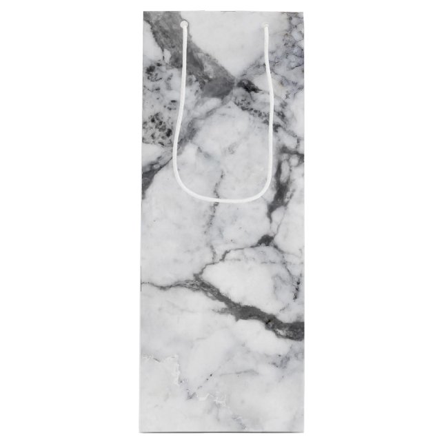 Sacola Para Vinho Saco de mármore do presente (Frente)