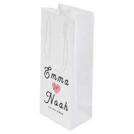 Sacola Para Vinho Saco de Presente Branco Minimalista Personalizável