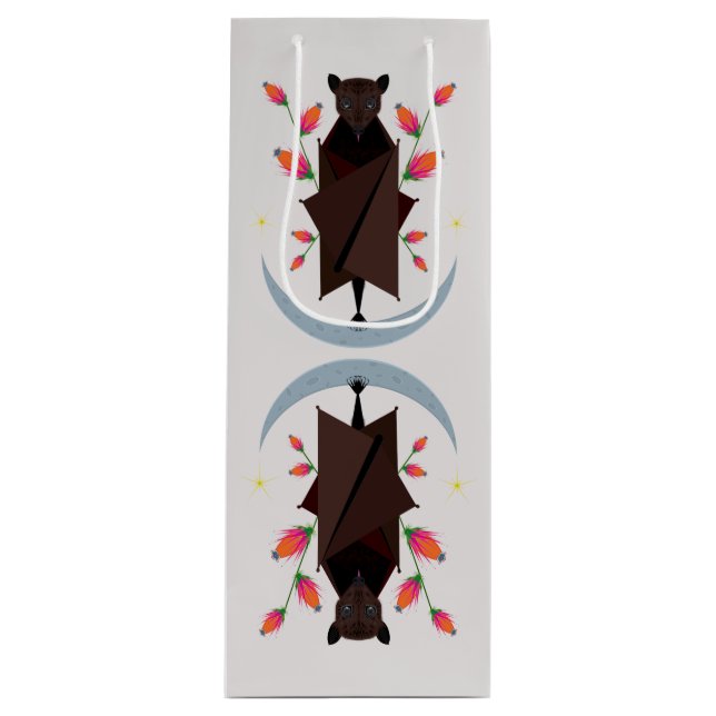 Sacola Para Vinho Saco de Presente da Fox Winel Voadora (Frente)