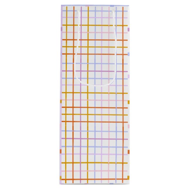 Sacola Para Vinho saco de presente de primavera (Frente)