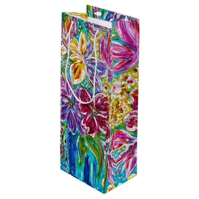 Sacola Para Vinho Saco de Presente de Vinho (Frente inclinada)