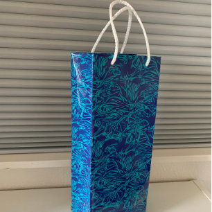Sacola Para Vinho Saco de Presente de Vinho de Flores Tropicais Abst