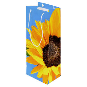 Sacola Para Vinho Saco de Presente de Vinho de Girassol Amarelo