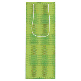Sacola Para Vinho Saco de Presente Espiral Verde