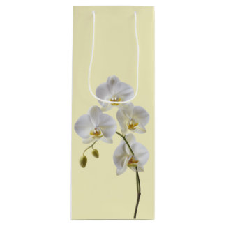 Sacola Para Vinho Saco de Presente Orquídea Pastel