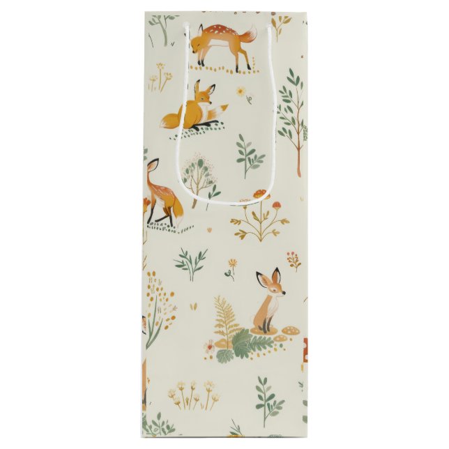 Sacola Para Vinho "Saco de presentes de vinho espinho" (Frente)