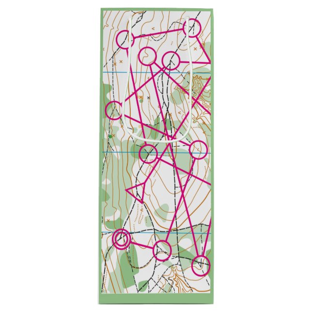 Sacola Para Vinho Saco de presentes personalizado - Vinho - curso de (Frente)