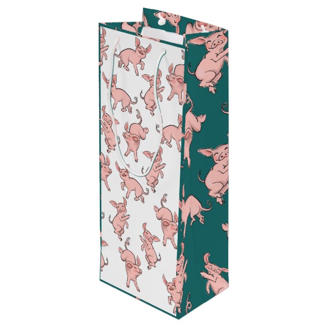 Sacola Para Vinho Saco de vinho de porco (Verso inclinado)