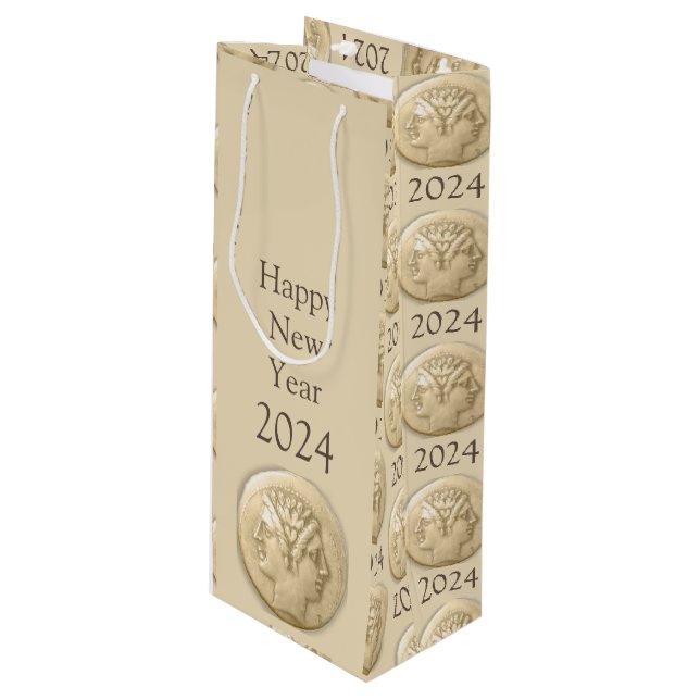 Sacola Para Vinho Saco do Presente (Frente inclinada)