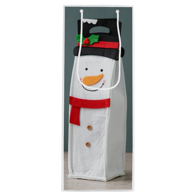 Sacola Para Vinho Saco do Presente (Frente)