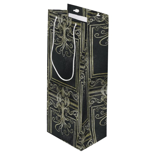 Sacola Para Vinho Saco do Presente Eldrich (Frente inclinada)