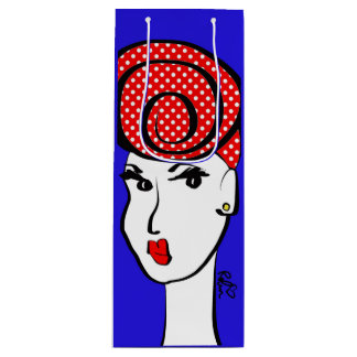 Sacola Para Vinho Saco Dotty Divine Wine Gift