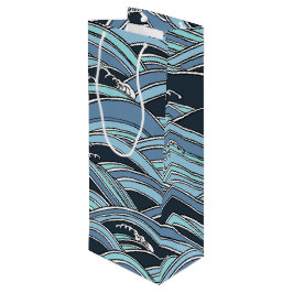 Sacola Para Vinho saco japonês do presente do teste padrão