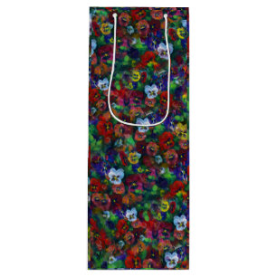 Sacola Para Vinho Saco Pansy Gift (vermelho)