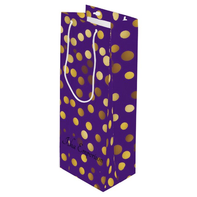 Sacola Para Vinho Saco para presentes de vinho espumante (Frente inclinada)